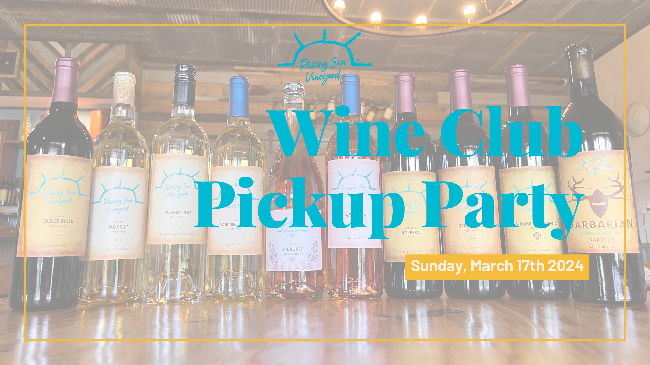 Wine Club Pickup Party